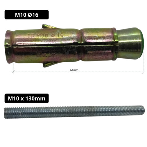 Kit tasselli acciaio zincato - tasselli,