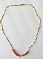 COLLANA IN ORO 18K E CORALLO
