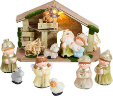 Set Di 9 Presepi Con Storia Di