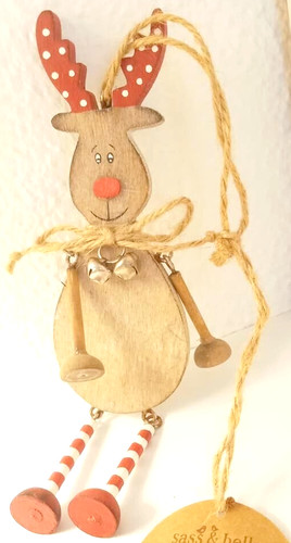 Renna natale legno anche - natale,