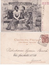 MUSICA/TEATRO: Opera Zaza' - il Soprano Storchio e il Tenore Garbin (Milo) 1902
