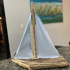 Driftwood Handmade Sailboat