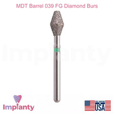 MDT canna dentale 039 FG frese diamantate rimozione materiale modellante superfici piane