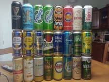 LOTTO B  24 LATTINE BIRRA 50 CL TUTTE DIVERSE VARI TIPI VUOTE BELLISSIME