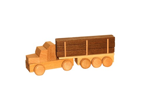 Camion legno con legname - con,