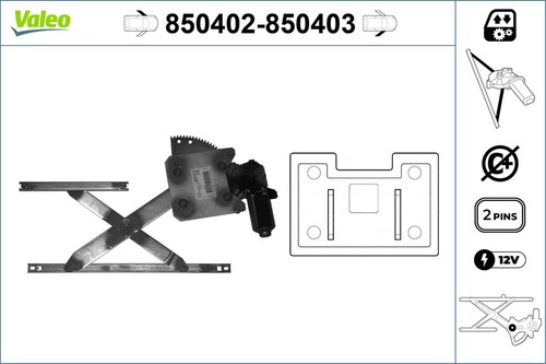 Alzavetro valeo 850402 - alzavetro,