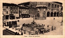 Pesaro Fano piazza XX