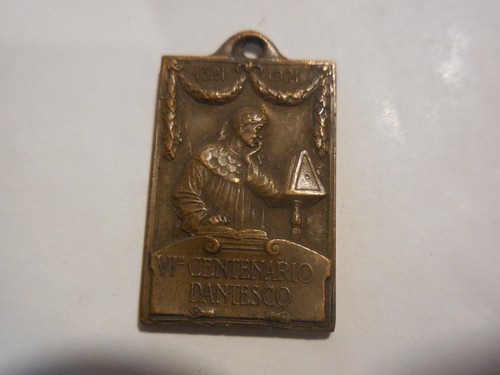 Medaglia dante alighieri - medaglia,