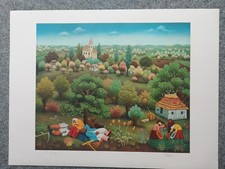 Ivan Generalic litografia a