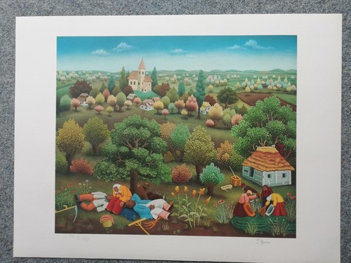 Ivan generalic litografia - generalic, a