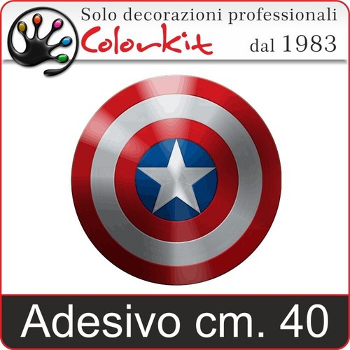 Adesivo scudo capitan - adesivo,