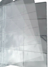 10 PAGINE FOGLI X ALBUM A 8 TASCHE X SCHEDE TELEFONICHE VINTAGE BIGLIETTI VISITA