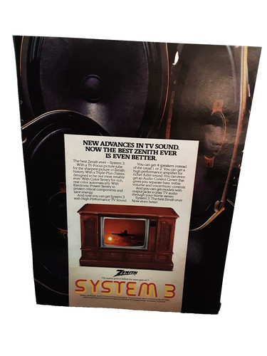 Zenith system a - 3, tv