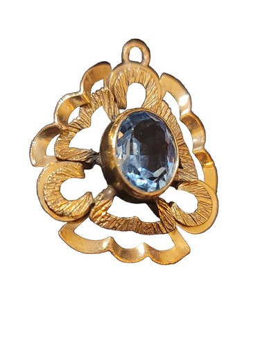 Antica spilla oro con - spilla, in