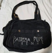 Borsa Patrizia Pepe Vintage Tessuto Nero