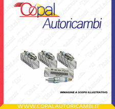 4 CANDELE ORIGINALI 55232360 NGK ZKR7AI-8 FIAT 500 PANDA 1.2 LPG - PUNTO 1.4 GPL