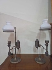 VECCHIA COPPIA DI LAMPADE - LUMI IN OTTONE