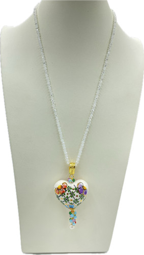 Collana swarovski bianchi - ??collana, in