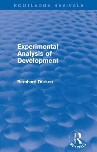 Experimental analysis - analysis, of