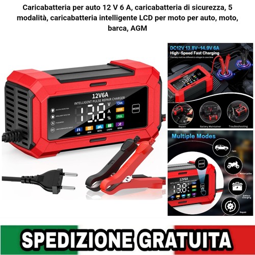 Caricabatterie auto moto - auto/moto, 6a