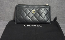 Portafoglio lungo con zip in