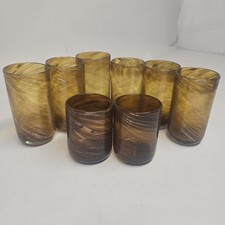 Lotto 8 bicchieri fatti a mano
