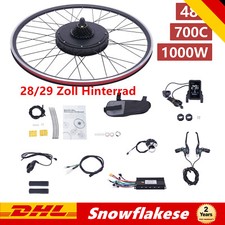 Kit conversione bici elettrica 48 V 1000 W motore posteriore set per 28/29 pollici impermeabile