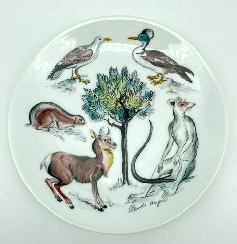 Piatto dipinto mano limoges - piatto,