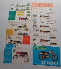 SIS Sachs 50 - Casal lotto 23 depliant originali modelli vari