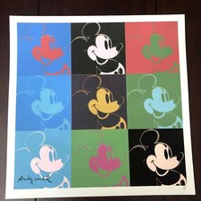 Andy Warhol litografia cm 50x50 nuova  edizione CMOA con certificato