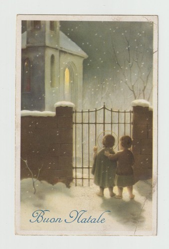 Cartolina buon natale - cartolina, fp