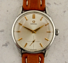 C.1950 Orologio Vintage Omega Jumbo Calatrava cal.Ω 265 ref. 2639-2 SC in acciaio