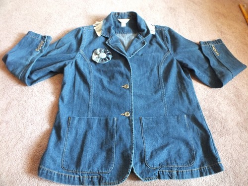 Giacca denim adulto upcycled
