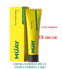3X Crema Namman Muay 100g CONFEZIONE RISPARMIO Pre Post Muay ACTIVE CREAM 2023