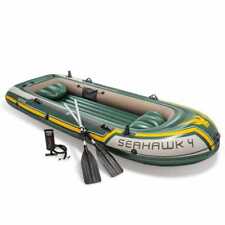 Canotto USATO Seahawk 4 Intex 68351 gonfiabile con remi pompa mare lago Rotex