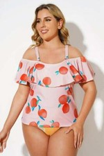 NWT Meet.Curve L Peach Print