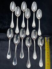 12 cucchiaini da caffè in alpacca argentata SAMBONET BAROQUE EPNS