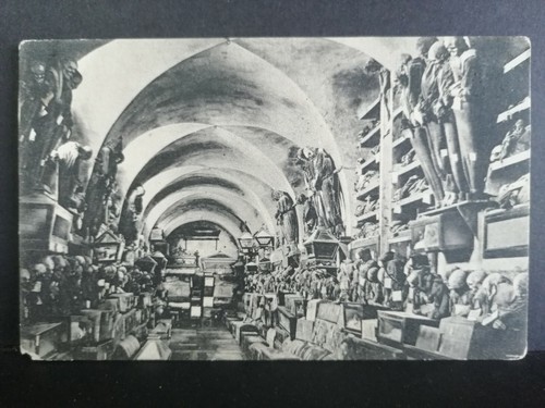 Cartolina palermo catacombe - palermo,