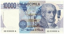 10000 LIRE B. D'ITALIA