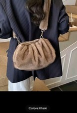 Borsetta Pochette In Pelliccia