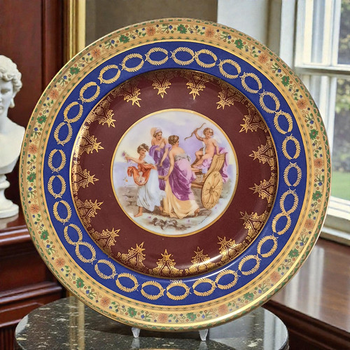 Piatto vintage neoclassico - vintage,