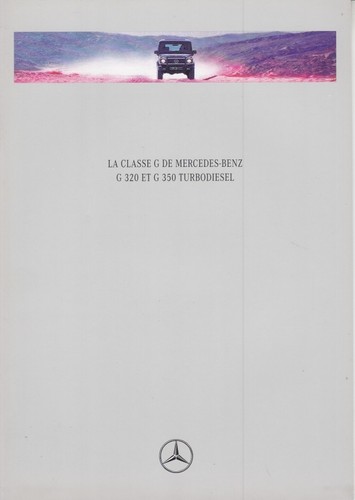Catalogue brochure mercedes - mercedes, g