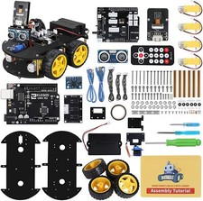 Kit Robot Car Compatibile con Arduino Fotocamera Auto Intelligente Smart
