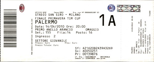 Biglietto stadio finale - biglietto,