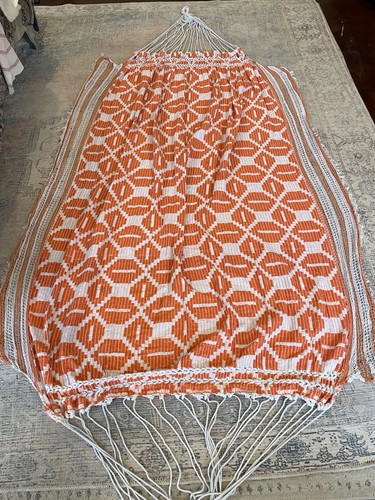 Amaca cotone arancione vintage