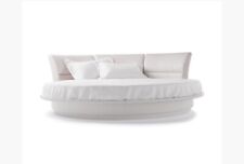 Lullaby Due Letto Matrimoniale - Pelle poltrona Frau Rosso. Collezione 2006.