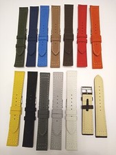 CINTURINO CORDURA E LORICA WATERPROOF VARI COLORI RIBORDATO 18 - 20 - 22 - 24 mm