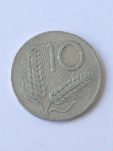 Moneta lire del - 10,