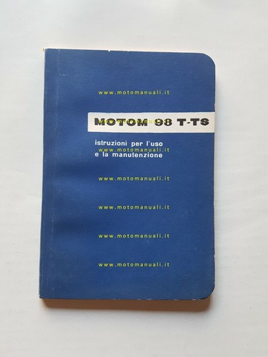 Motom ts 1958 manuale - 98,