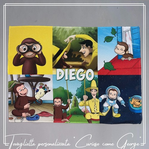 Tovaglietta americana curioso - tovaglietta, "curioso